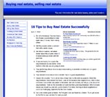 Buying and Selling Real Estate